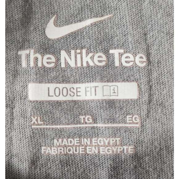 Nike Fly T-Shirt Snakeskin Print Pattern Black Gray Hip Hop Hoops Mens XL Loose - Picture 6 of 8